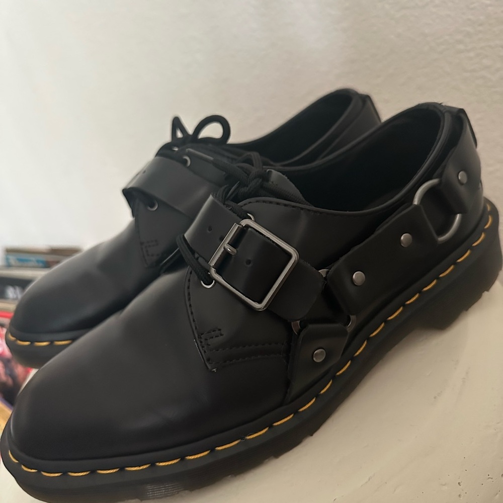 Dr. Martens Black Oxfords with Chunky Sole